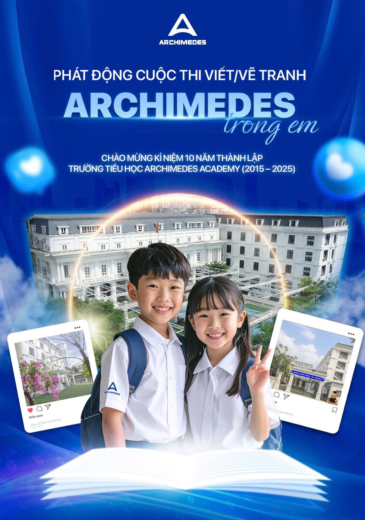Phát động cuộc thi viết & vẽ tranh “Archimedes trong em”