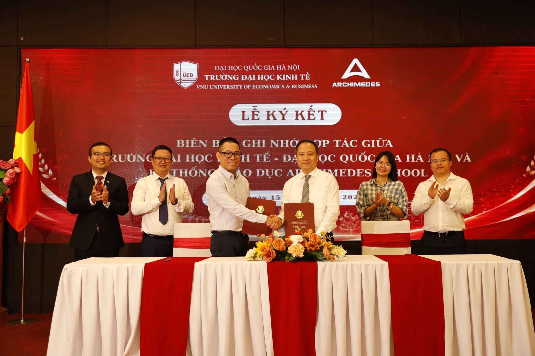 Archimedes School ký kết hợp tác chiến lược cùng Trường Đại học Kinh tế 