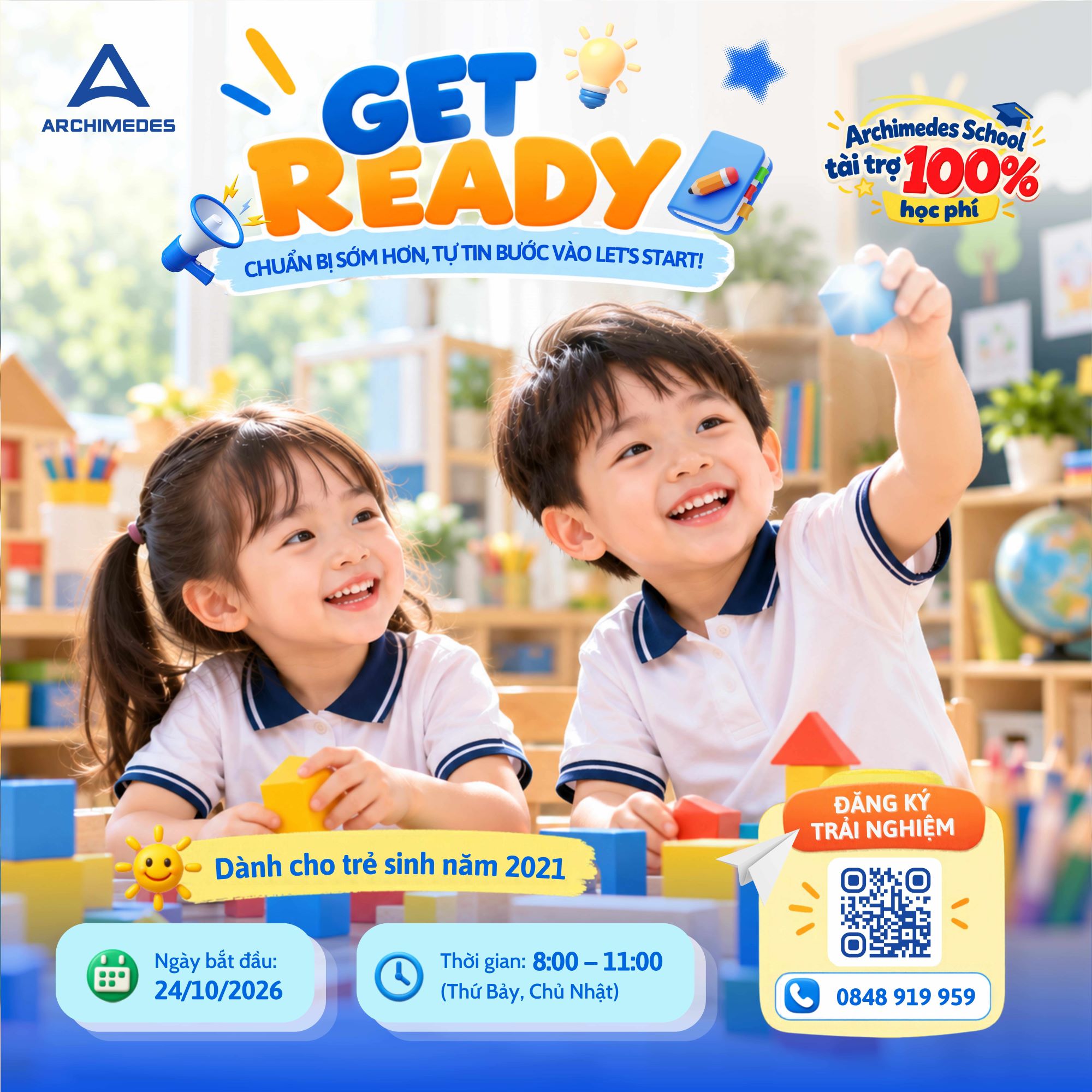 GET READY: Chuẩn bị sớm hơn, tự tin bước vào Let's Start!