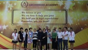 5 trường PTTH của New Zealand tới thăm Archimedes Academy
