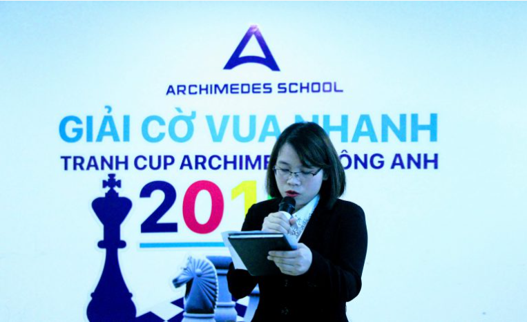 Sôi động Giải cờ vua Archimedes Đông Anh năm học 2019 – 2020