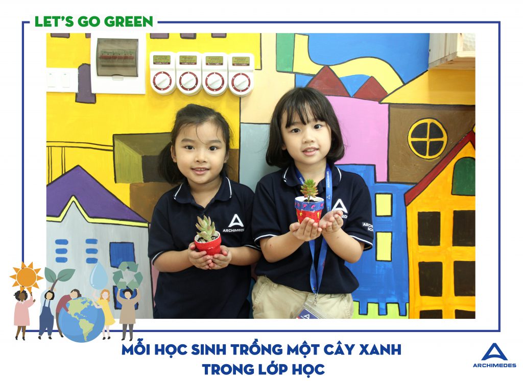 Những hành động nhỏ góp phần bảo vệ môi trường tại Archimedes Dong Anh School