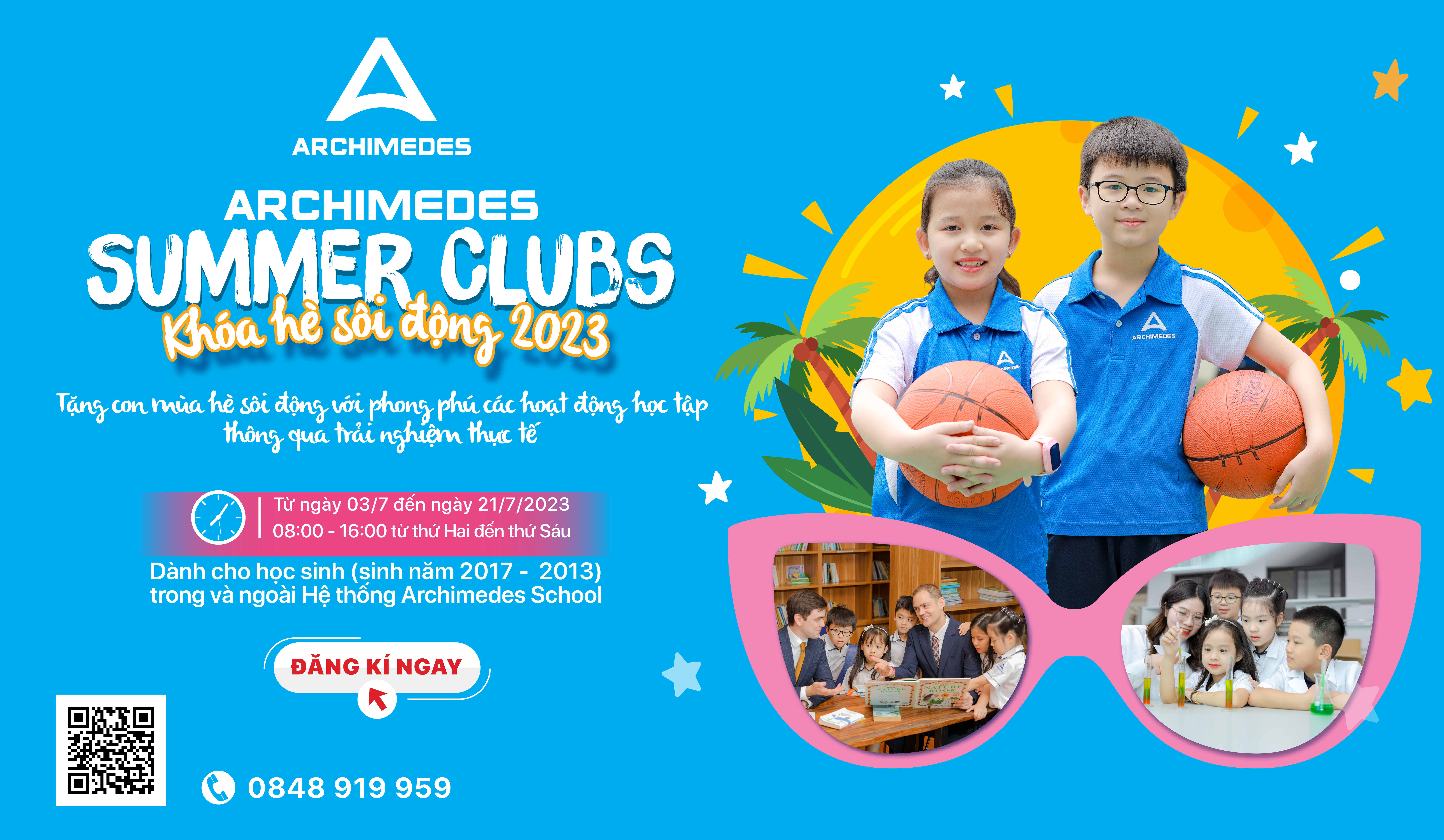 [ADAS] Archimedes Summer Clubs 2023: Tặng con mùa hè sôi động
