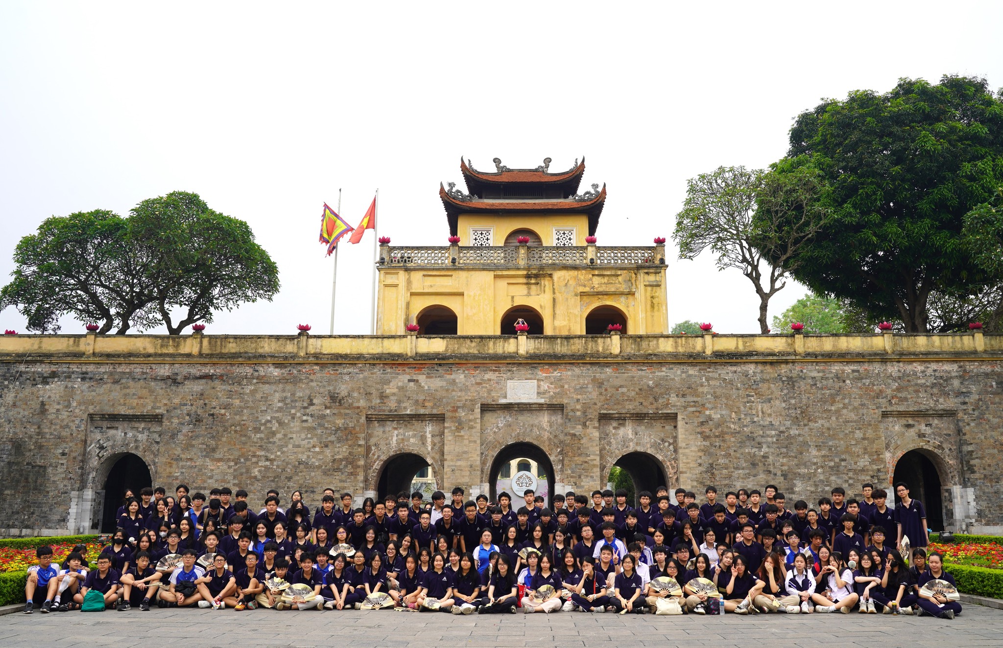 Arcers Khối 9 cùng trải nghiệm thực địa tại khu di sản Hoàng Thành Thăng Long
