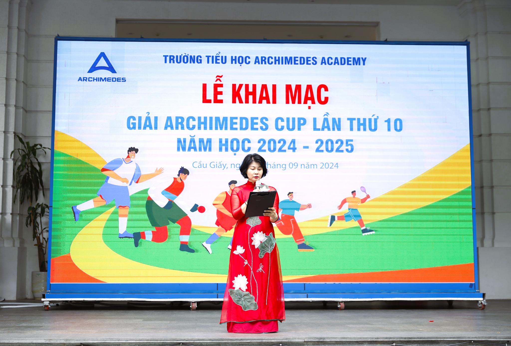 Khai mạc giải thể thao Archimedes Cup năm học 2024 - 2025