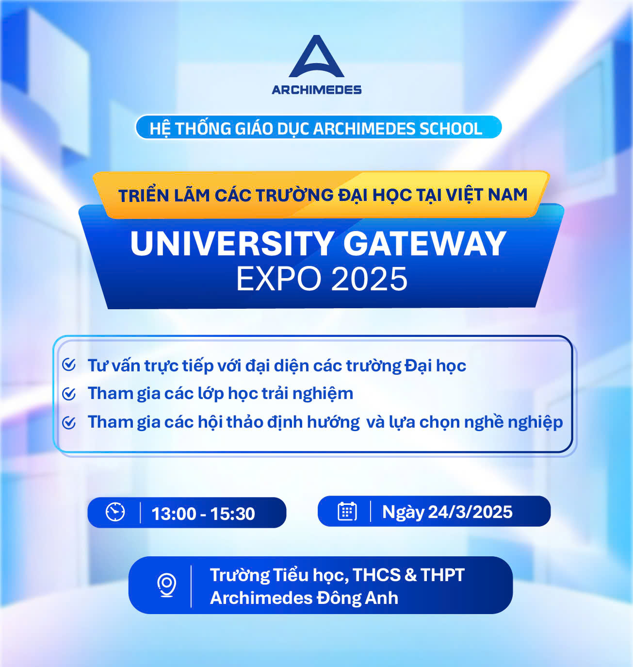 University Gateway EXPO 2025 – Cơ hội rộng mở cho Arcers THPT!