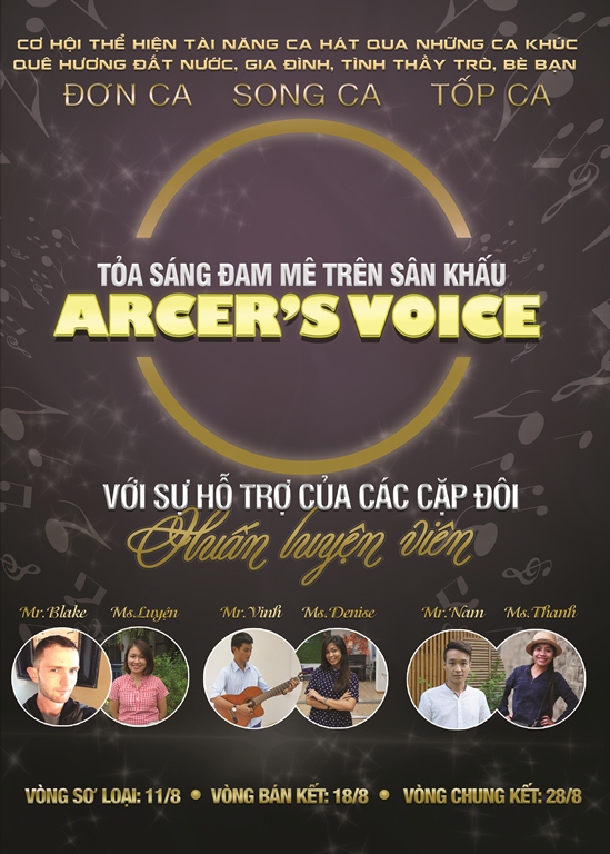 Tỏa sáng đam mê trên sân khấu âm nhạc Arcer’s Voice 2017