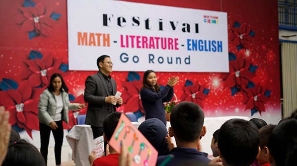 Arcers vui hết cỡ tại ngày hội “Math – Literature – English go round”