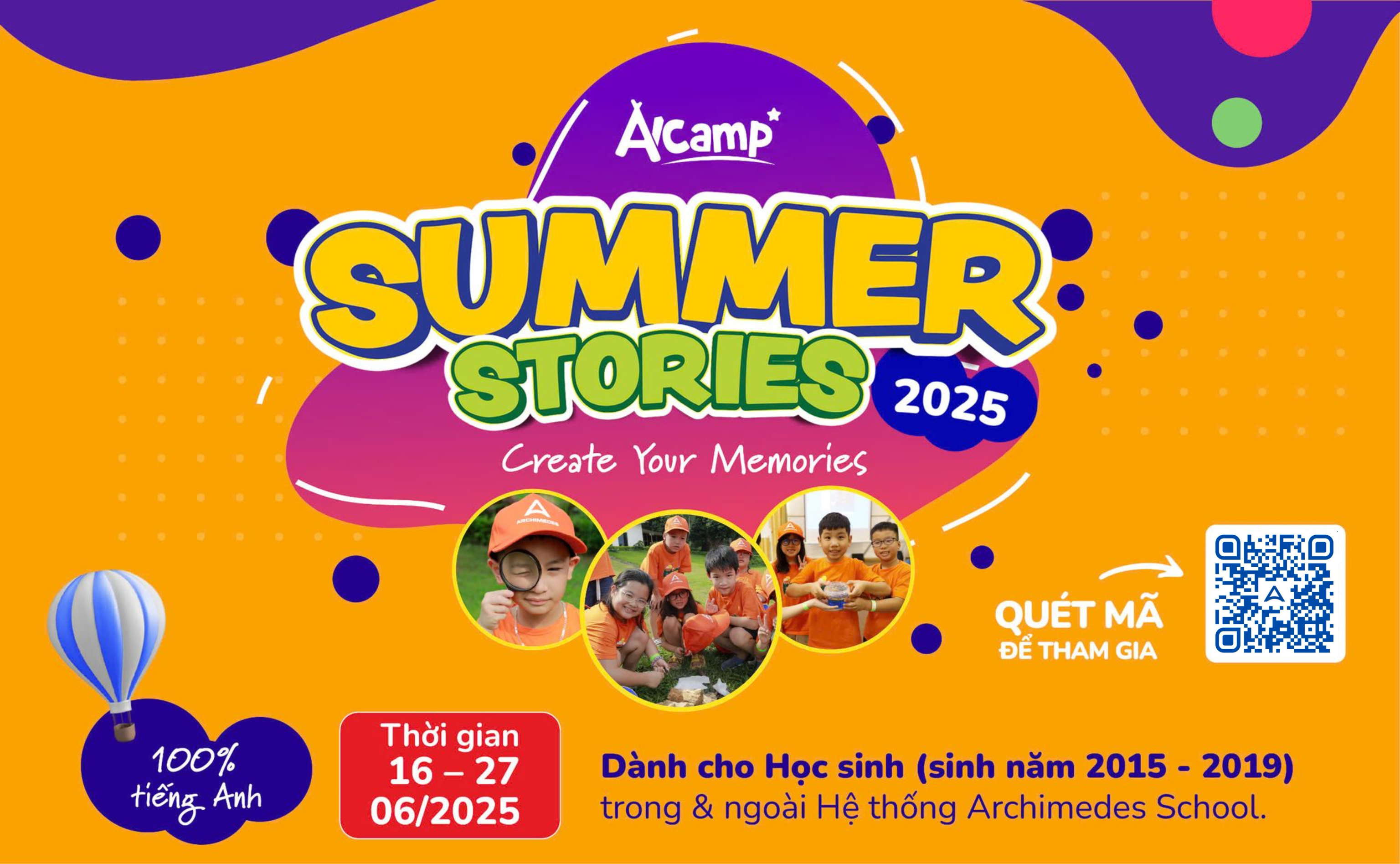 ENGLISH SUMMER CAMP 2025: SUMMER STORIES