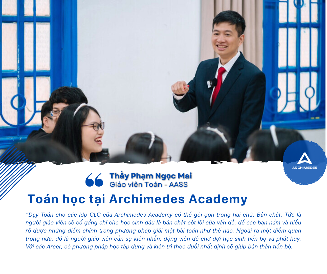 Khám phá Toán học - Hành trình trưởng thành tại Archimedes